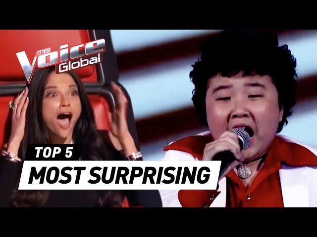 The Voice Kids | MOST SURPRISING 'Blind Auditions' worldwide