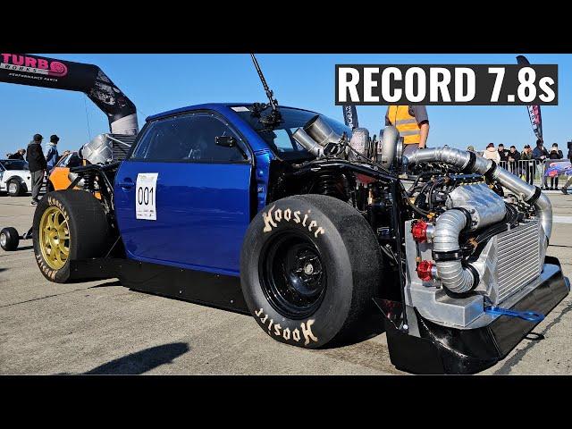 VW Lupo BiMoto 1800HP - World Record 7.8s