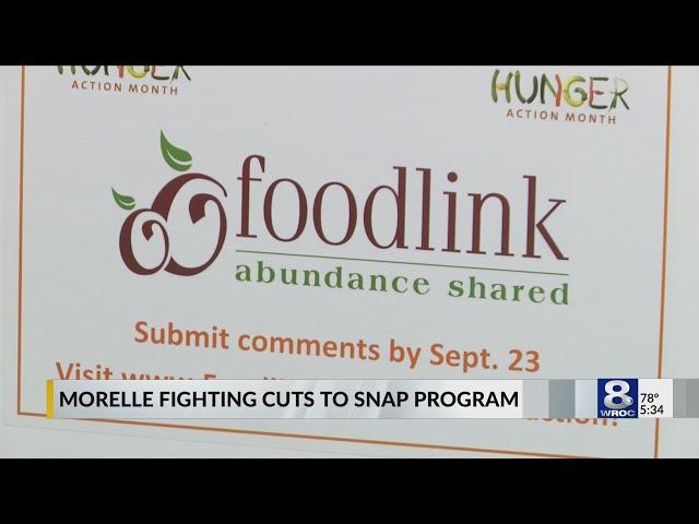 Morelle and Foodlink fighting Trump's proposed SNAP cuts.