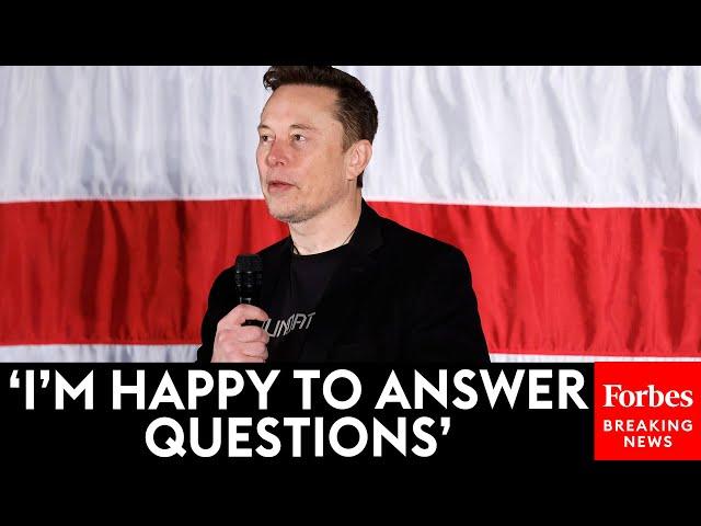 WATCH: Elon Musk Takes Questions From Pennsylvania Voters At 'America PAC' Town Hall