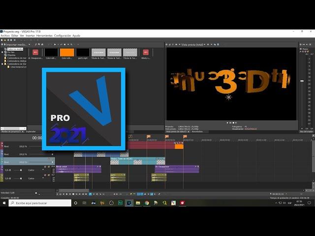 COMO EDITAR FACILMENTE EN SONY VEGAS PRO 2021 - Directo al grano (PARTE 1)