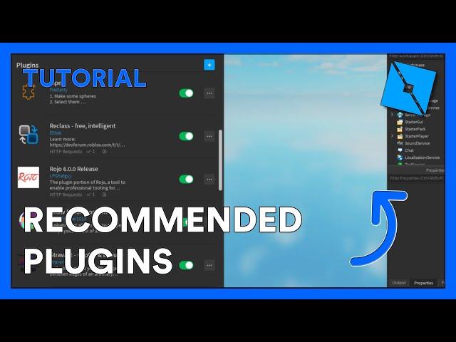 Recommended PLUGINS to use on Roblox Studio! | Roblox Studio