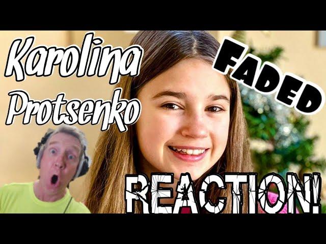 Karolina Protsenko  -  Faded (Alan Walker) *REACTION!" 