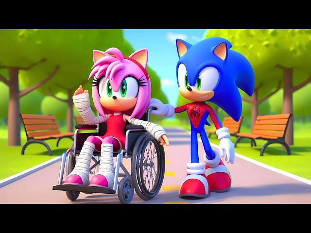 AMY & TAILS Please Wake Up! Don't Leave SONIC SPIDERMAN Alone!️| Sonic The Hedghog 3 Animation