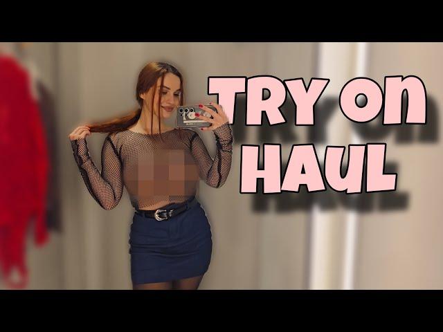 [4K] Transparent Try On Haul | See Through Clothes | Get Ready With Angelina Love