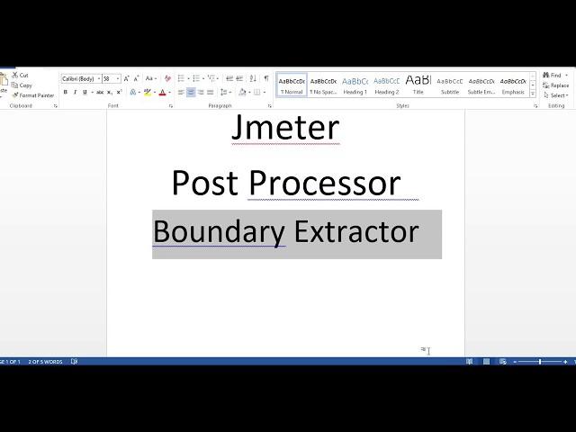 Performance Testing Expert - Jmeter - Post Processor - Boundary Extractor