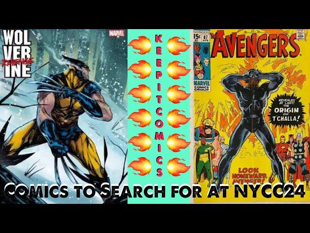 NYCC24 Have fun and enjoy the hobby while diving into short boxes looking for these great comics