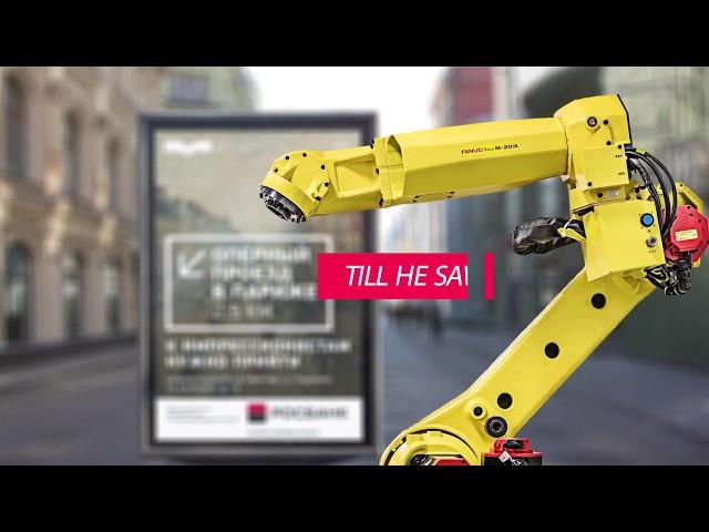 Robot-artist | An urban interactive installation for a non-standart brand's promotion