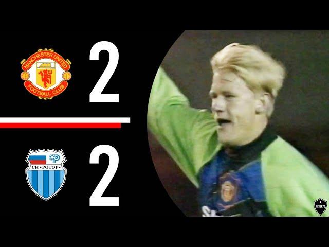 Manchester United v Rotor Volgograd | Schmeichel on the Scoresheet | Highlights | 1995/1996