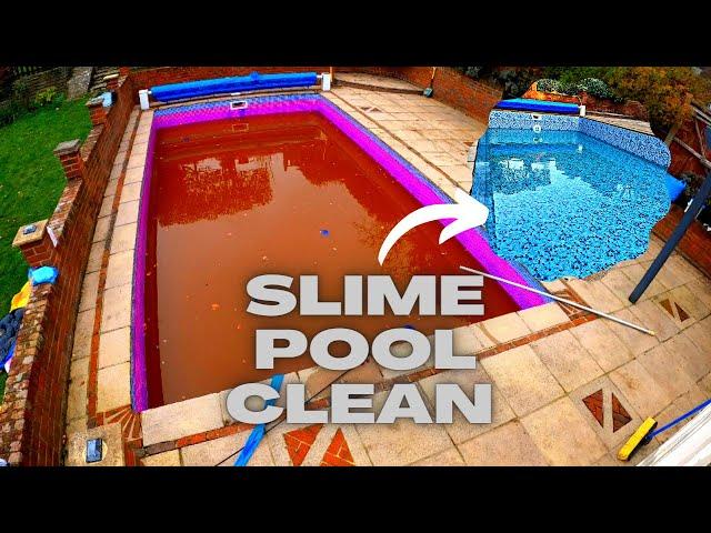 SLIME POOL CLEAN UP!