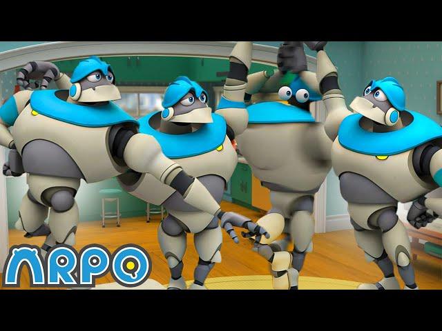 Arpo Can't Stop DANCING!!! | ARPO | Educational Kids Videos | Moonbug Kids