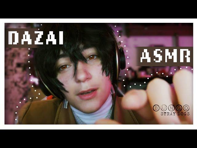 dazai loses a bet 🩹 [ face touching, comb, tapping, etc. ] || ASMR