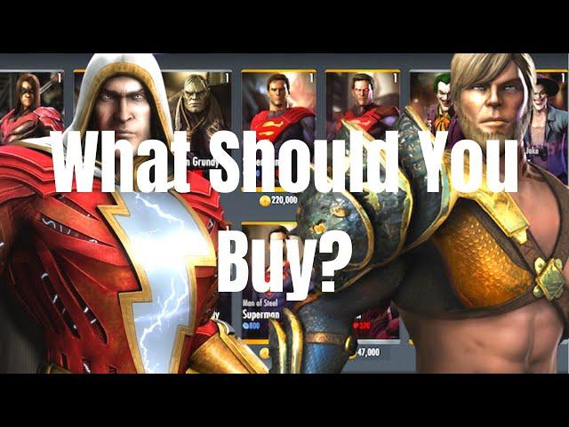 Explaining the IN-GAME STORE! Injustice Gods Among Us 3.2! iOS/Android!