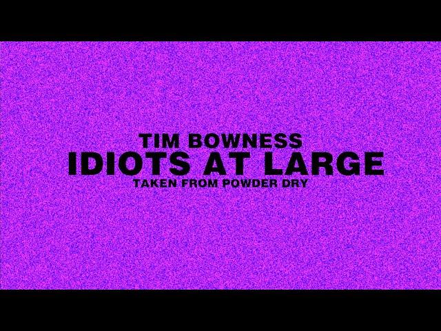 Tim Bowness - "Idiots At Large" (taken from 'Powder Dry')