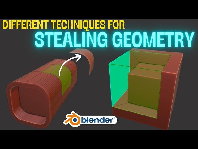 Essential Blender Skill - Stealing Geometry from Objects