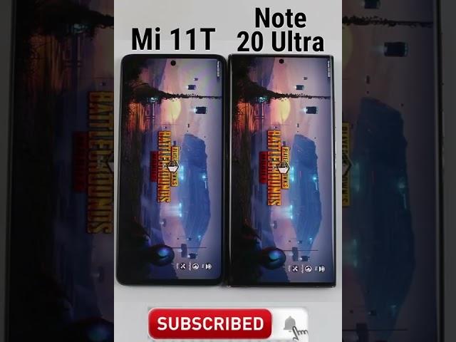 Mi 11T vs Note 20 Ultra PUBG TEST - Random Videos on Internet #PUBG_TEST