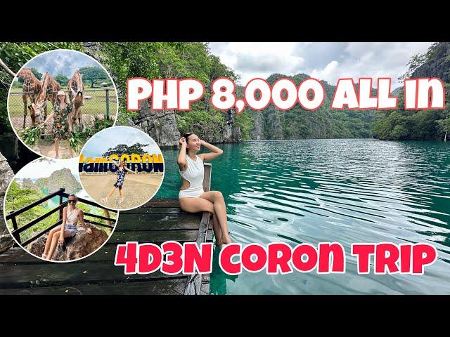 Php 8,000 All In 4D3N Coron Trip (Flight+Hotel+Food+Transpo+Tour)