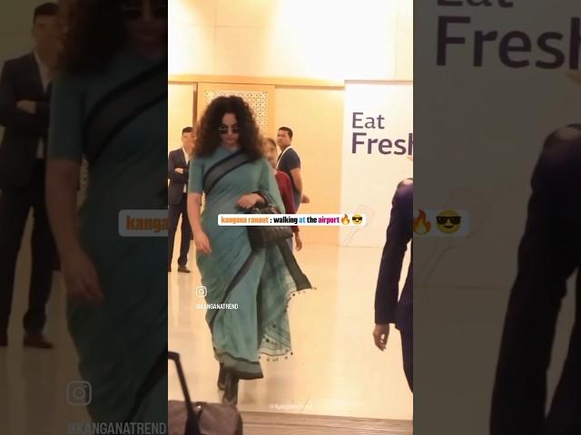 Other actress ramp walk vs Kangana Ranaut on airport  #rampwalk #kanganaranaut #bollywood