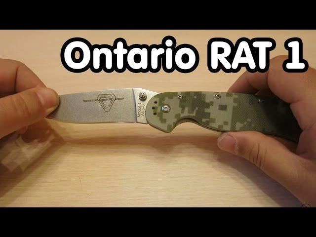 Копия ножа Ontario RAT 1 - обзор посылки с Aliexpress