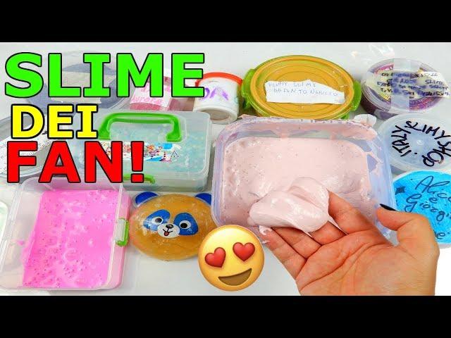 SLIME REGALATI dai FAN! Apro SLIME fatti da VOI! Iolanda Sweets