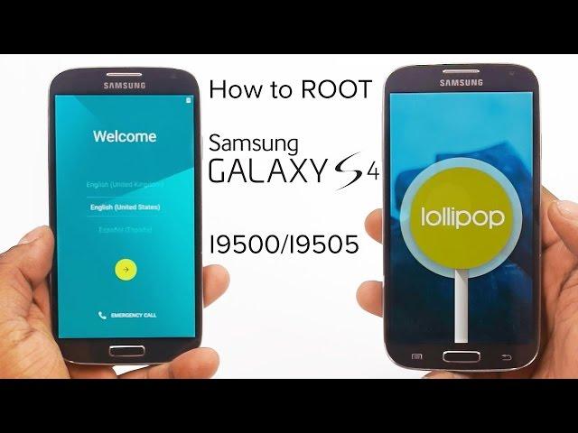 How to root Galaxy S4 (I9500/I9505) running Lollipop 5.0.1