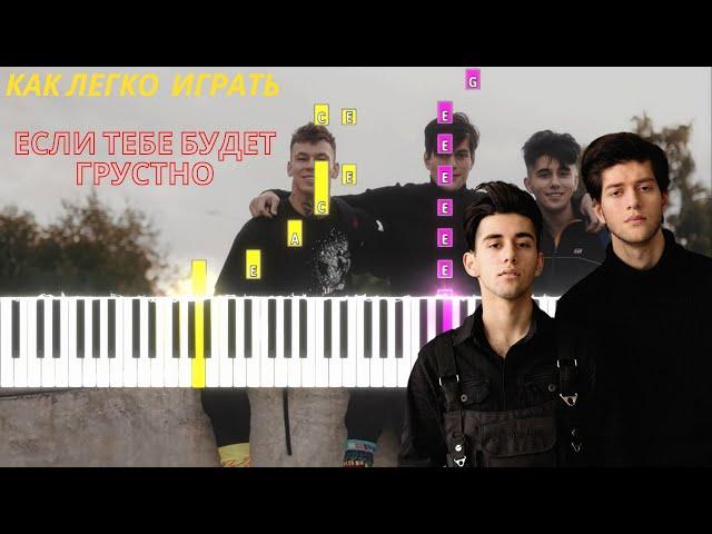 если тебе будет грустно ноты фортепиано - Rauf & Faik, NILETTO - MIDI PIANO - легко пианино