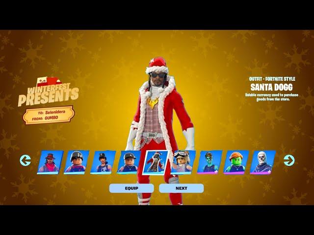 How to Get EVERY SKIN FREE In Fortnite Winterfest 2024! (Winterfest Secret Present)