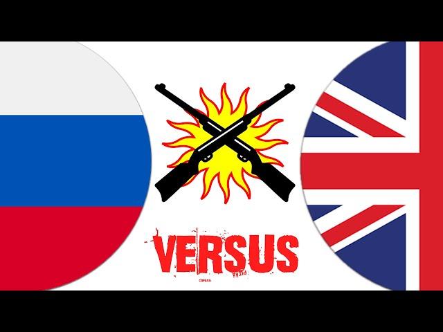 Кто победит РОССИЯ vs ВЕЛИКОБРИТАНИЯ Версус битва за Европу Симуляция!