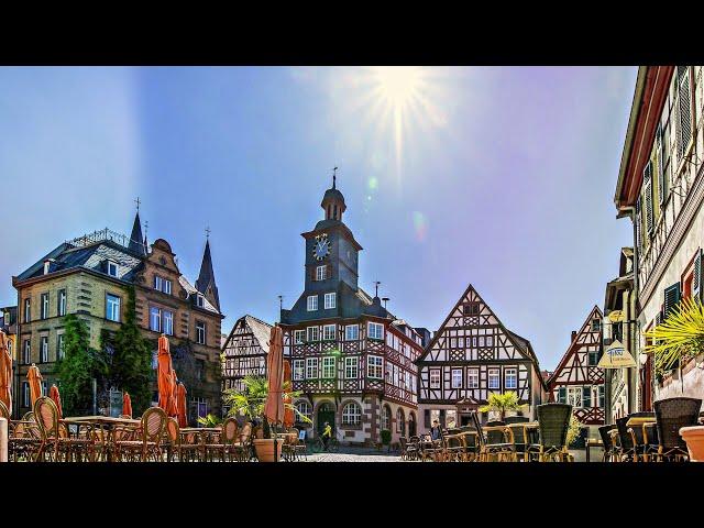 Heppenheim ,Deutschland!Eine wunderschöne mittelalterliche Stadt im Westen Deutschlands!