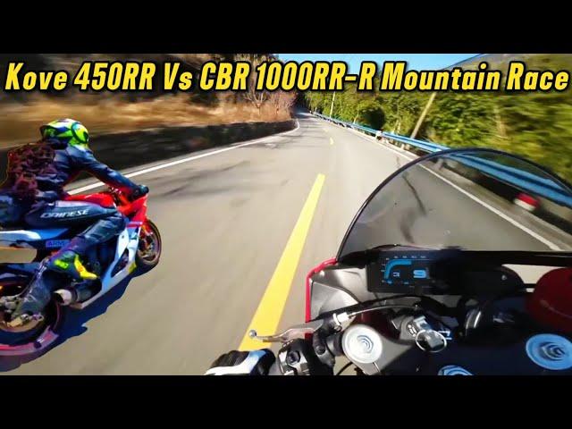 Kove 450RR vs Honda CBR 1000RR-R Fireblade: Ultimate Mountain Racing Battle