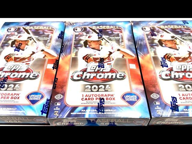 NEW RELEASE!  2024 TOPPS CHROME UPDATE HOBBY BOXES!