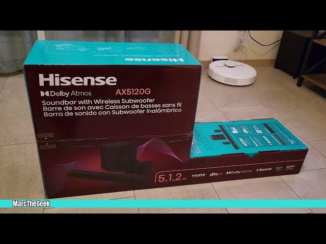 Hisense Budget 5.1.2 CH Dolby Atmos Soundbar (AX5120G)