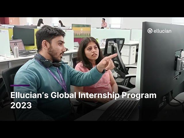 Global Internship Program Experience at Ellucian