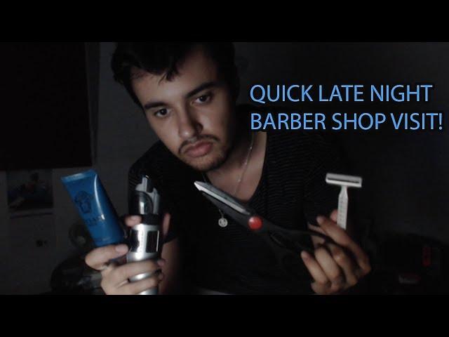 [ASMR] LATE NIGHT BARBERSHOP ROLEPLAY