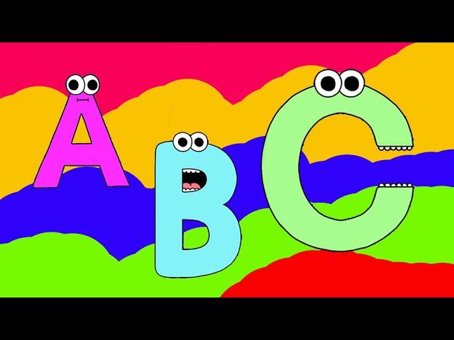 Learn Alphabet With Animated Big Eye Letters