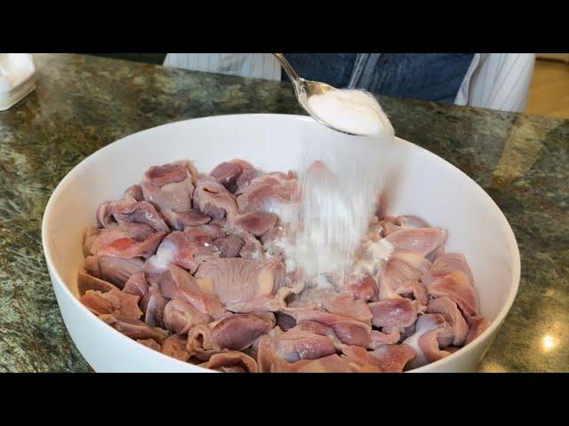Лучший Способ Приготовления Куриных Желудочек/Сода Помогла!