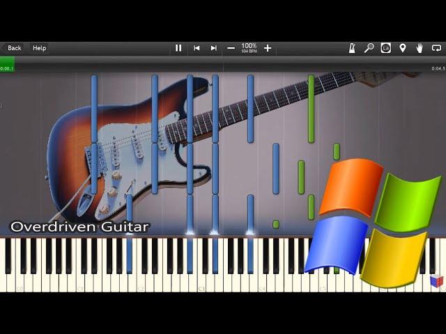 WINDOWS XP STARTUP & SHUTDOWN ON 32 INSTRUMENTS [Synthesia]