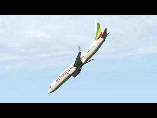 Ethiopian Airlines Flight ET302 - Crash Animation [X-Plane 11]