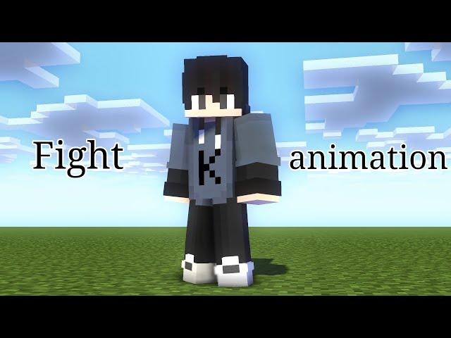 Fight animation [1 vs 20] Minecraft animation [Mine-Imator]