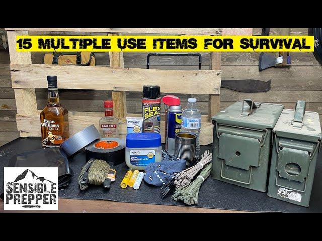 Prepper School! 15 Multiple Items for Survival