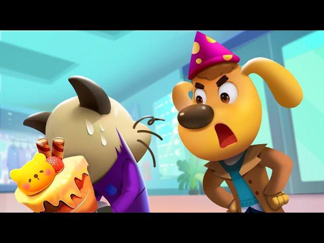 Who Stole the Birthday Cake? | Cartoons for Kids | Detective Cartoon | Sheriff Labrador