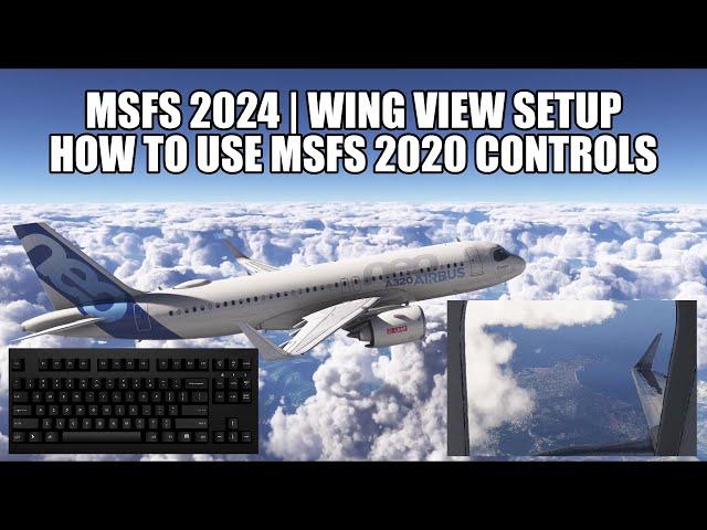 MSFS 2024 - Setting Your Controls & Making Custom Views | Import MSFS 2020 Control Settings