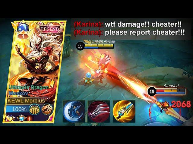 WTF DAMAGE!! GLOBAL MOSKOV BEST 1 HIT BUILD 2024 (recommended build and emblem) - MLBB