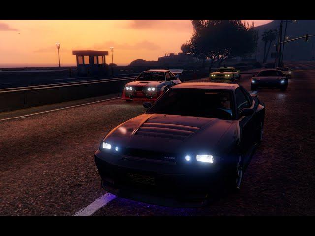 GTA V - Online Races Be Like | Skyline R32 GT-R