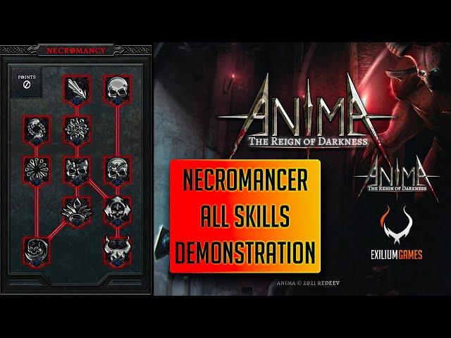 ANIMA ARPG v.2.6.2 - NECROMANCER ALL SKILLS DEMONSTRATION