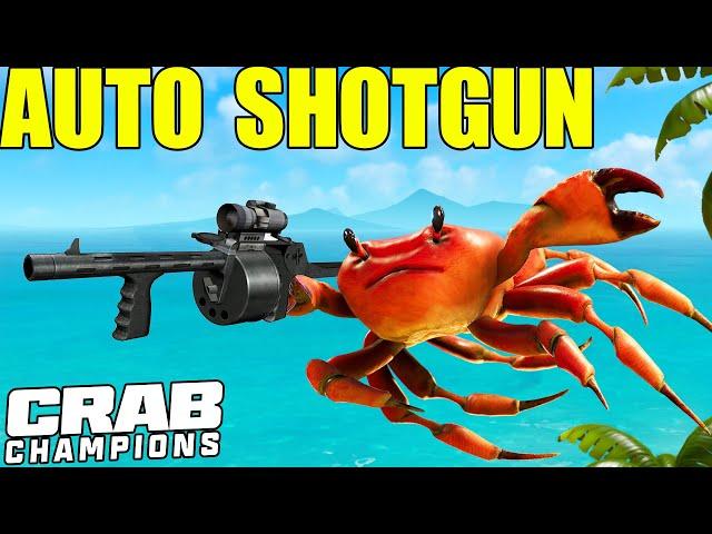 MASSIVE Crits w/ Auto Shotgun | CAN WE GO TO 60?! | Crab Champions Gameplay