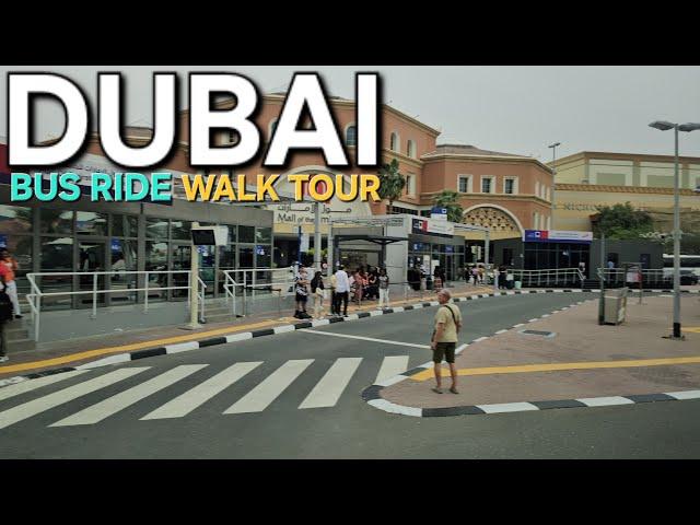 4:30pm Dubai UAE Explore: "ModE" Mall of the Emirates to Jumeriah Village Circle (3.30.24: 4K-UHD)