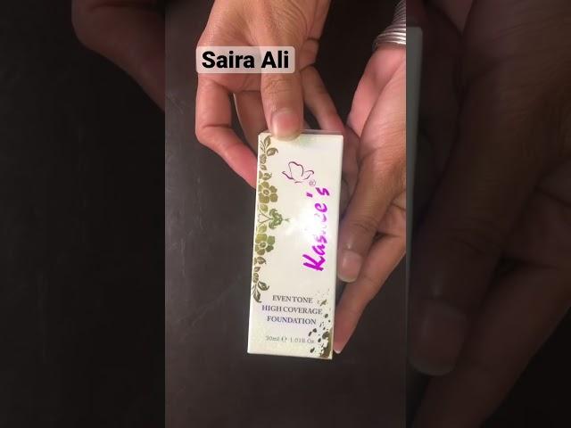 |kashee,s eventone foundation | #short video #short review #