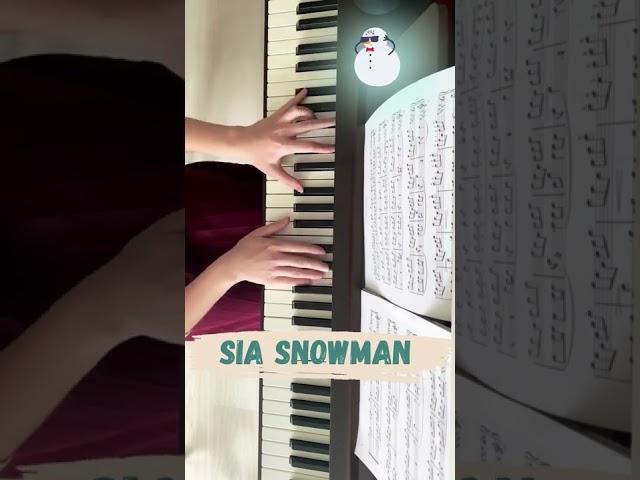 Sia - Snowman (piano cover)