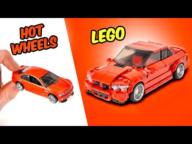 Can I Turn my HOT WHEELS Into LEGO Cars?